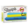 Sharpie Tank Style Highlighters, Blue Ink, Chisel Tip, Blue Barrel, PK12 25010